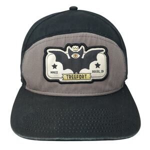 Treefort MMXII Boise Idaho Snapback Hat Black One Size Adjustable Embroidered